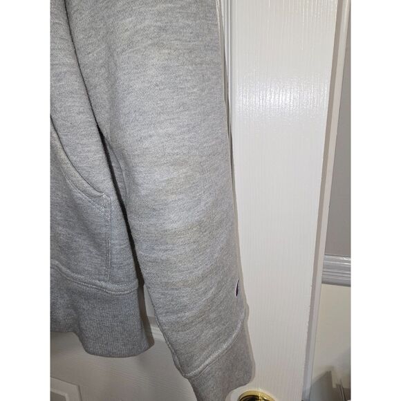 Gray with Camo Champion Hoodie - M - Picture 4 of 8
